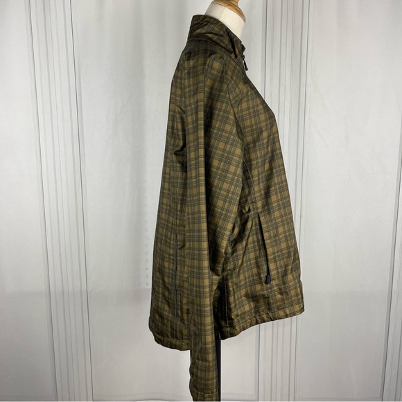 Women’s Bontrager Commuting Shell Rain Jacket, Olive/Black Plaid,‎ Size L - Picture 6 of 15
